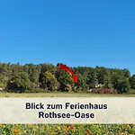 Casa de Férias Rothsee-oase Ideale Ausgangslage Mit Tollem Ausblick, Sauna Und Privatem Garten
